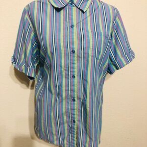 Basic Editions Multicolor Striped Shirt